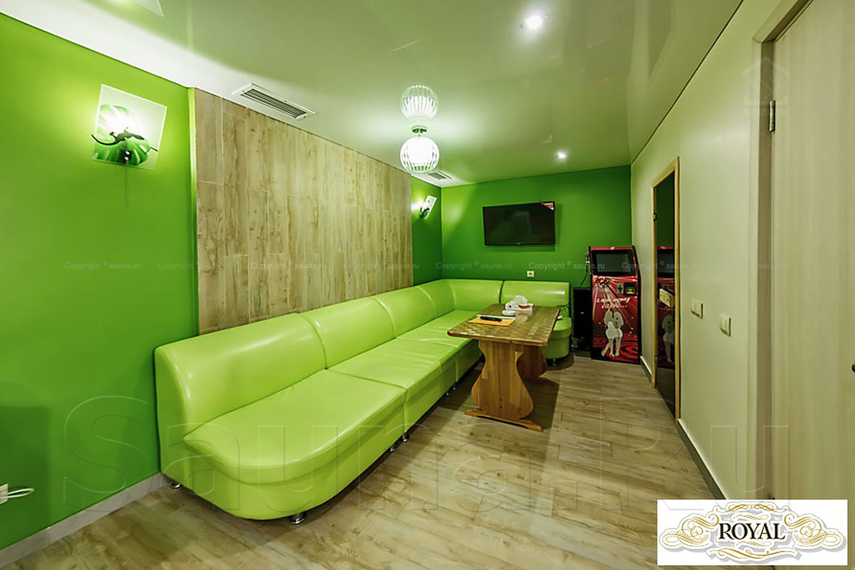 Зеленая сауна Сауны Роял