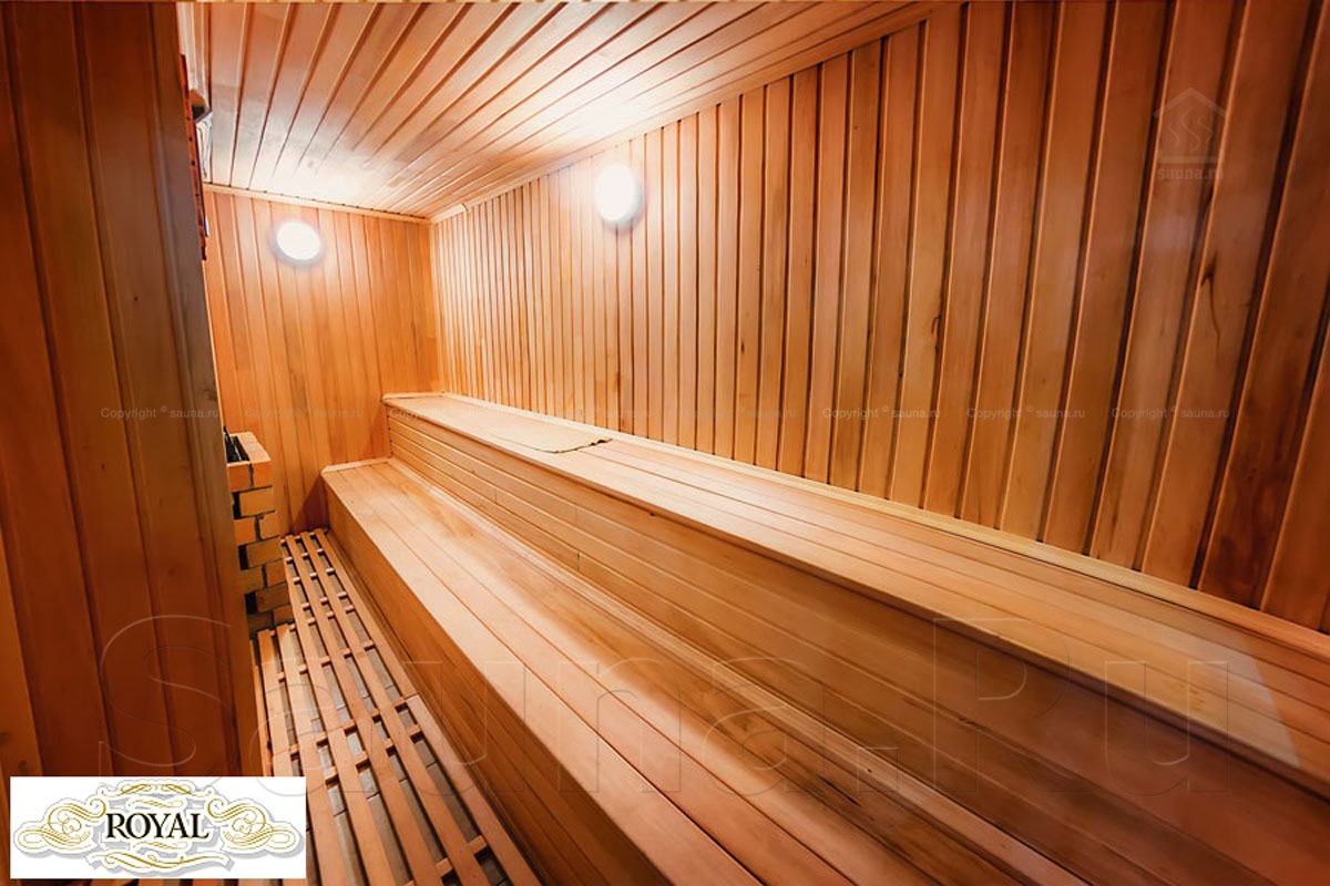 Фиолетовая сауна Сауны Роял